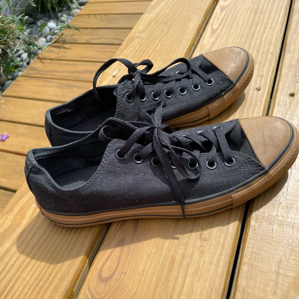 Great Black- golden Converse size m9/w11